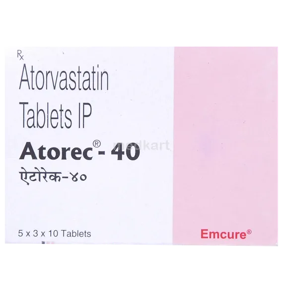 atorec 40mg tablet 10's